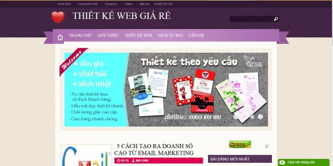 Thiết kế website theo yêu cầu Thiết kế website theo yêu cầu