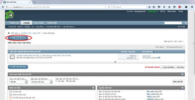 Hướng dẫn cách đăng bài diễn đàn thành công 100% Hướng dẫn cách đăng bài diễn đàn thành công 100%