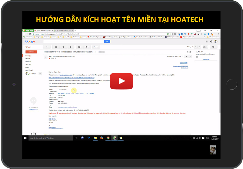 huong dan kich hoa ten mien tai hoatech